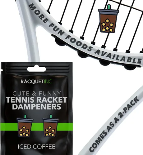 Vista 42 de Racquet Inc Regalos de Tenis - Amortiguadores de Vibración para Raqueta de Tenis - Absorbe Choques, Reduce la Vibración de las Cuerdas para Mejor