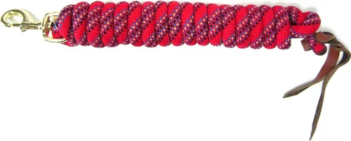 Vista 4 de Hamilton 5/8" x 10' Poly Cowboy Horse Lead Rope, Azul