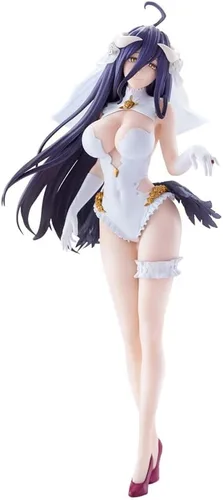 Vista 10 de QAHEART Figuras de Albedo Figura de Shalltear Bloodfallen de Anime Figura de PVC Modelo de Anime Figura de Acción Ornamentos para Fans 20CM/7.87IN