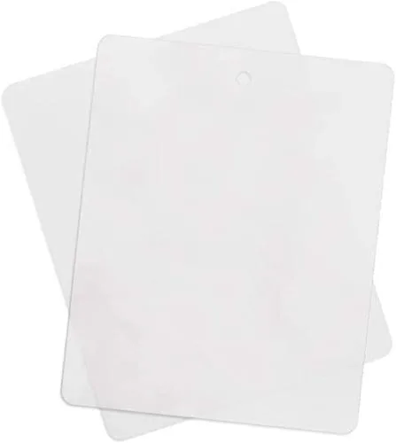 Vista 9 de Tabla de cortar delgada y flexible de plástico transparente - Barato, flexible, desechable - 12 x 15 pulgadas (2)