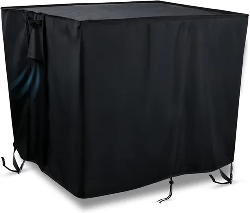 Vista 10 de TheElves Cubierta para hoguera de mesa, 28 pulgadas, rectangular, impermeable, resistente para BAIDE HOME Ciays Vaztrlus Senjoys para hogueras