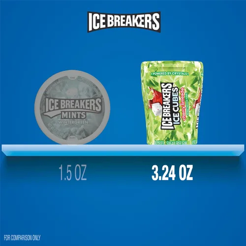 Vista 7 de ICE BREAKERS Ice Cubes - Botella de goma de mascar sin azúcar, 3.24 oz (40 piezas)