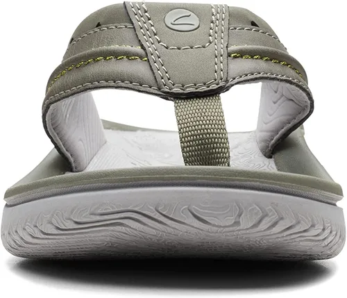 Vista 2 de Clarks Sandalias Wesley Post para hombre, oliva (Olive Synthetic)