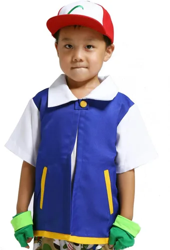 Vista 4 de LAYSHOWCOS Halloween Costume Hoodie Cosplay Jacket Shirt Gloves Hat Sets for Trainer