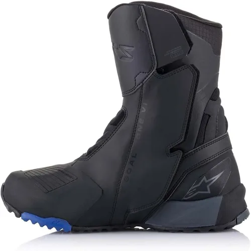Vista 3 de Alpinestars RT-8 Gore-Tex Boots, calzado de turismo impermeable con certificación CE, 7.5, negro/azul