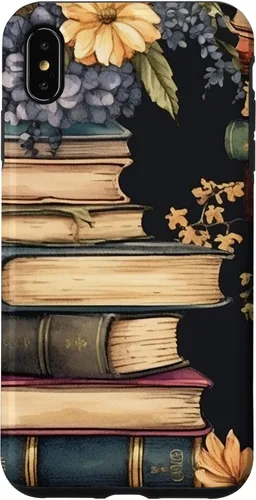 Vista 11 de Funda para iPhone 16 Vintage Floral Book Lover