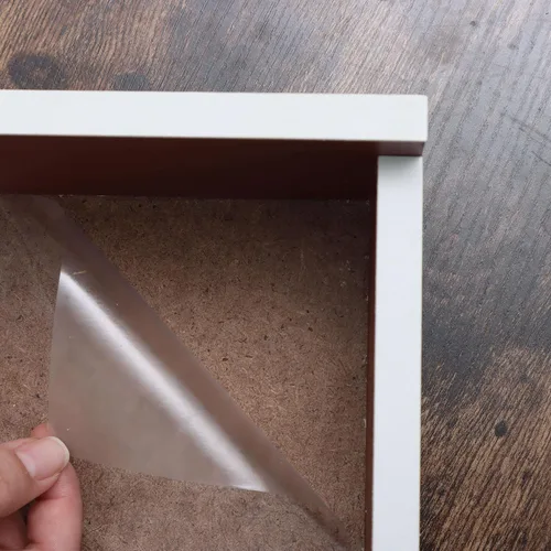 Vista 8 de Heroad Película protectora transparente impermeable y autoadhesiva extraíble para armarios de cocina, estantes, cajones, estantes, escritorios, 17.7