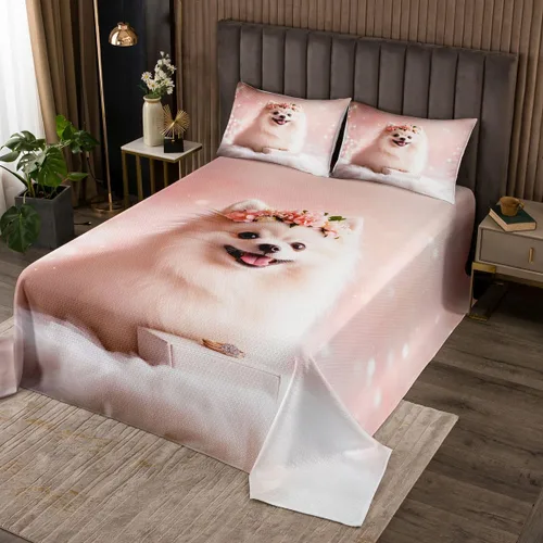 Vista 8 de Erosebridal Lindo juego de colcha de ajolote para niños, juego de edredón de salamanda de dibujos animados de 2 piezas para niños y niñas, colcha