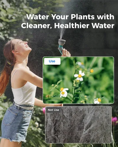 Vista 6 de Waterdrop Filtro de agua para manguera de jardín, reduce el cloro, el olor, mejora la salud de las plantas. Ideal para jardinería, agricultura