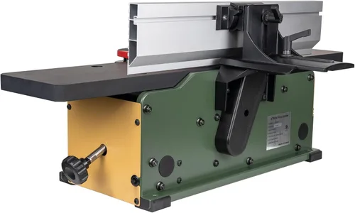 Vista 7 de Cutech 40160HB Cepilladora de Mesa con Cabezal de Corte en Espiral de 6 Pulgadas con Mesas de Aluminio Recubiertas de Teflón, 12 Insertos TC, Guía