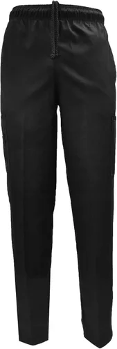 Vista 2 de Natural Uniforms Pantalones cargo de chef clásicos de 6 bolsillos con paquete múltiple disponibles