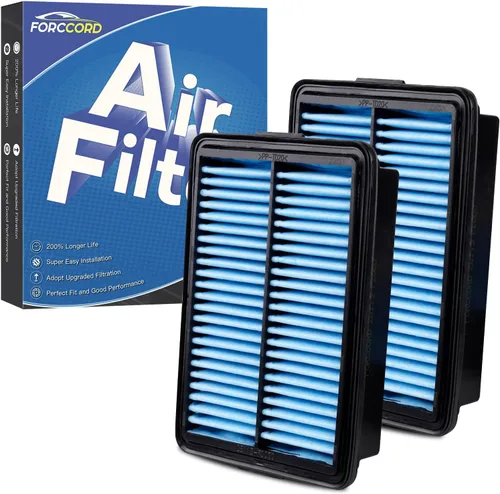 Vista 10 de Paquete de 2 filtros de aire para motor Compatible con Hyundai/Kia Santa Fe Sport, Sedona, Sorento2, Palisade, Telluride Reemplazo de filtro de aire