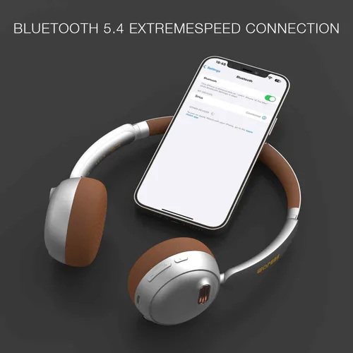 Vista 11 de Sirius 120H ANC - Auriculares inalámbricos Bluetooth con cancelación de ruido con micrófono, modo de transparencia, ligeros para viajes, gimnasio