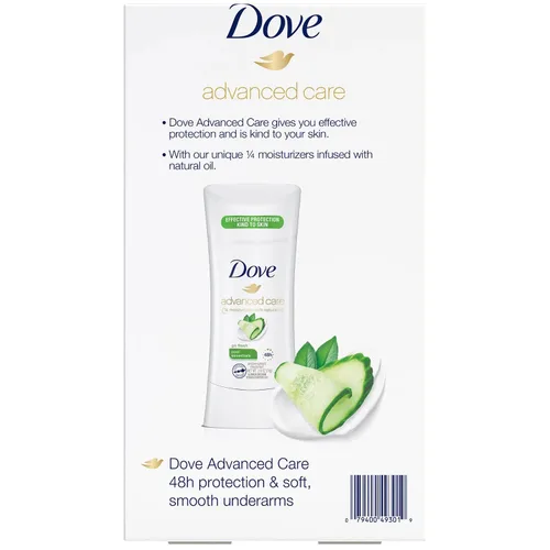 Vista 2 de Dove Desodorante antitranspirante Cool Essentials, 2.6 onzas (paquete de 4)