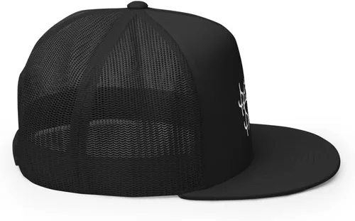 Vista 5 de Corridos Belicos Gorra de camionero con corona alta, gorra ajustable con pico plano Corridos Tumbados