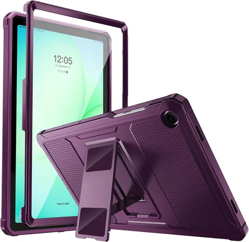 Vista 21 de MoKo Funda para Samsung Galaxy Tab A9 Plus/A9+ de 11 pulgadas 2023, a prueba de golpes de cuerpo completo resistente con protector de pantalla