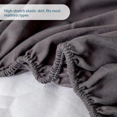 Vista 7 de Protector de colchón impermeable sin ruido, funda de colchón de cama tamaño King con bolsillo profundo de 6 a 18 pulgadas de profundidad, suave