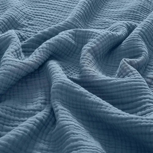 Vista 18 de PHF - Manta de muselina 100 % algodón, de 50 x 60 pulgadas, de 4 capas, de gasa ligera, transpirable, manta minimalista suave como una nube