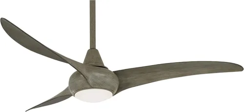 Vista 7 de Minka-Aire Ventilador de techo F845-CL Light Wave de 44" con luz LED y control remoto en acabado carbón