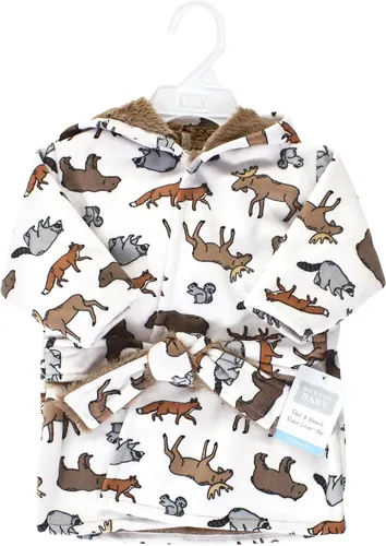 Vista 2 de Hudson Baby BabyMink unisex con forro de piel sintética para piscina y playa Animal Adventure