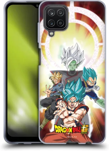 Vista 235 de Head Case Designs Funda de gel con licencia oficial de Dragon Ball Super Group Future Trunks Arc Characters [protección de grado militar] compatible