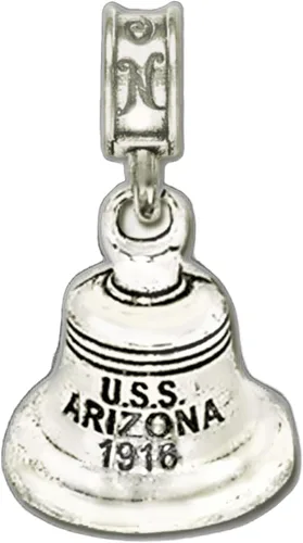 Vista 12 de .925 Sterling Sliver Charm Marina de los Estados Unidos USN NAF