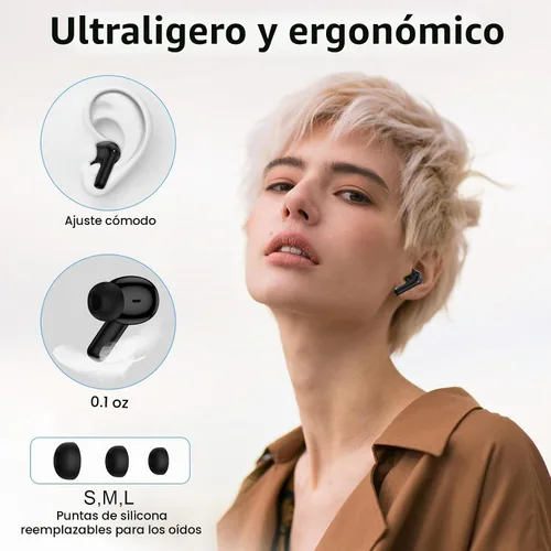 Vista 7 de Auriculares inalámbricos Samsung Auriculares Bluetooth para Samsung Galaxy Negro
