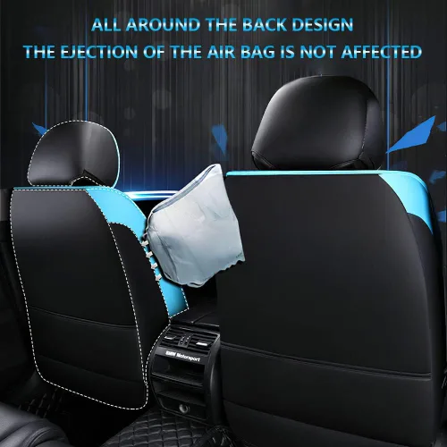 Vista 3 de Funda de asiento de automóvil para Mini Cooper 2002-2012, duradera, resistente al desgaste, impermeable, transpirable, sin olor, accesorios para Rojo
