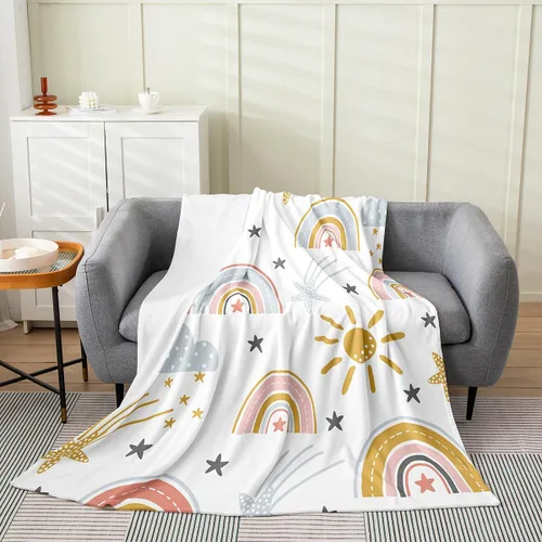 Vista 26 de Erosebridal Manta Rústica de Vaca para Cama de Bebé 30x40, Manta Retro de Cuero de Vaca para Niños, Niños y Niñas, Manta de Franela de Vaca