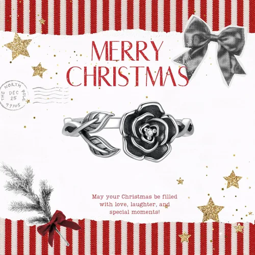 Vista 25 de Fidget Spinner Anxiety Rings for Women: Sterling Silver Lotus Moon Star Sunflower Ring Stress Relieving Calm Ring Jewelry Gifts for Daughter