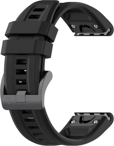 Vista 3 de REYDA Correa de silicona compatible con Garmin Fenix 7S/7S Pro/6S/6S Pro/5S/5S Plus, 0.787 pulgadas, ajuste rápido, suave, flexible, pulsera