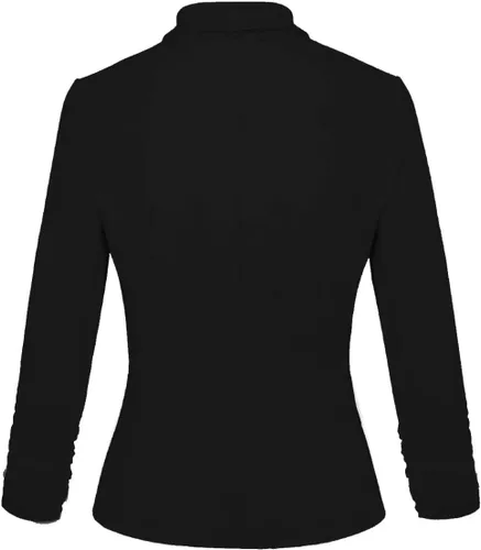 Vista 2 de Hybrid & Company Chaqueta ligera y elástica para mujer, estilo casual, para el trabajo, la oficina, hecha en Estados Unidos