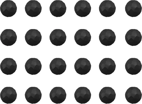 Vista 11 de 24 clavos magnéticos para puerta de garaje, accesorios decorativos para entrada de casa y puerta, montaje magnético, 1 pulgada, negro 24 piezas negro