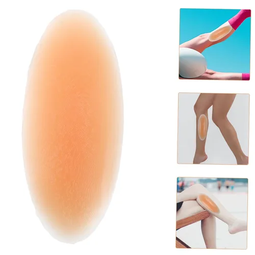 Vista 8 de 2 calcomanías de silicona para piernas, almohadillas autoadhesivas para pantorrillas, para corrección de forma de piernas, silicona suave