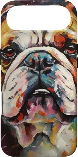 Vista 26 de Funda para iPhone 14 Pro Max English Bulldog Pet Paw Men Women Dog Lover