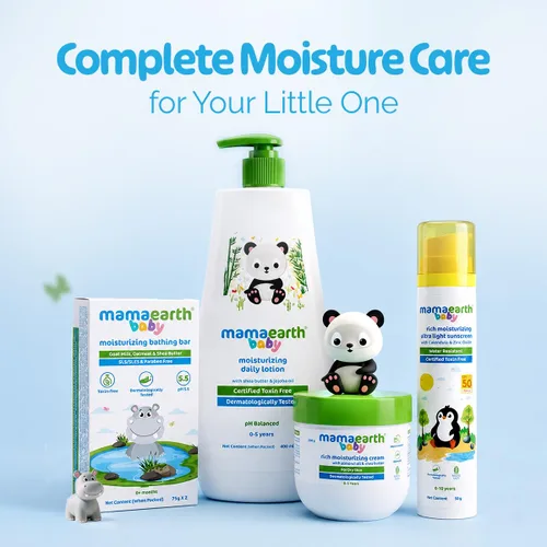 Vista 7 de MAMAEARTH Barra de baño para bebés con leche de cabra, avena y manteca de karité, 2 x 2.65 oz