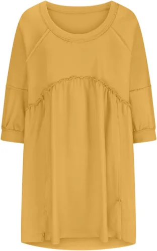 Vista 5 de Vestidos Manga 34 Vestidos Casuales para Mujer Vestidos retazos Color sólido Vestidos medios Vestidos holgados