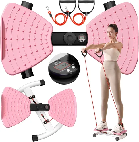 Vista 8 de Waist Twister Machine Exercise Fitness Tool, Ab Twister Board with the Smart LED Digital Monitor, 300lbS Capacity & 20dB Ultra-Quiet, Anti-Slip Home