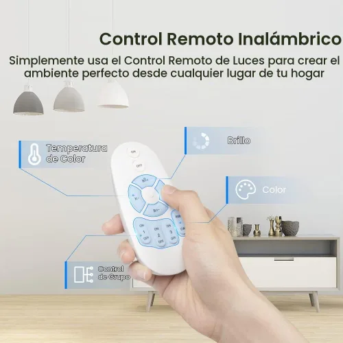 Vista 7 de Broadlink Kit de iluminación de bombillas inteligentes FastCon con control