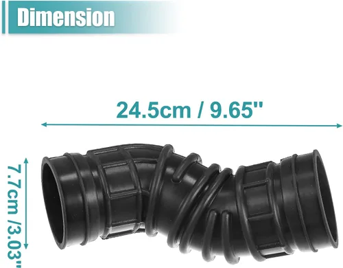 Vista 6 de ACROPIX Tubo de manguera de entrada de aire del motor para Suzuki Aerio 2.3L 2004 2005 2006 2007 n.º .13881-54G40/1388154G40 - Paquete de 1 negro