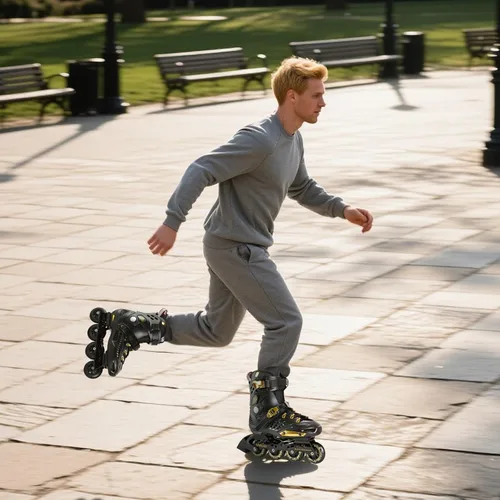 Vista 6 de Patines en línea para mujeres y hombres, patines profesionales de fitness para adultos, patines de velocidad en línea de alto rendimiento