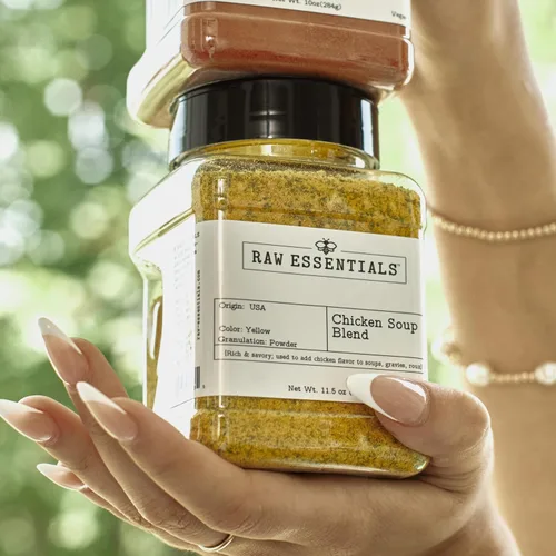Vista 8 de Raw Essentials Mezcla de condimentos para ramen de pollo, sopa y pho - Condimento robusto y sabroso para sopa, ramen, pho, salsa, roux y más