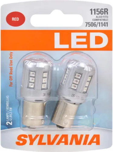 Vista 13 de Bombilla de LED ámbar 1156 (2 unidades), 1156, Ambar