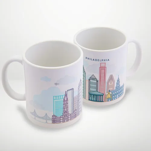 Vista 8 de Vastigo Taza de café Austin – Taza de cerámica de recuerdo de 11 onzas con caja de regalo – Taza de viaje City Skyline – Apto para lavavajillas