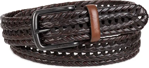 Vista 2 de Columbia Men's Braided Belt-Casual Dress with Single Prong Buckle for Jeans Khakis