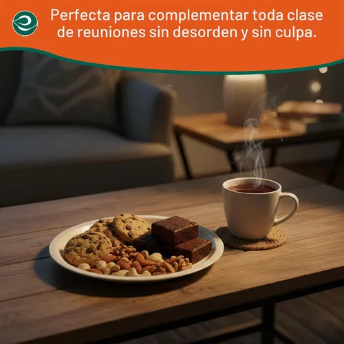 Vista 8 de ECO SOUL Platos de bambú desechables de 6 pulgadas