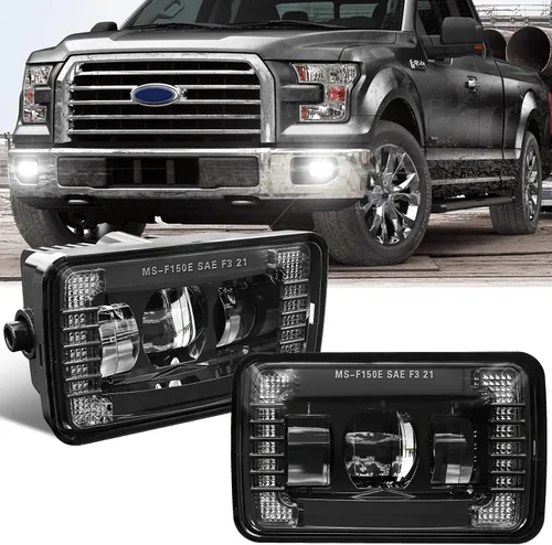 Vista 7 de Z-OFFROAD Conjunto de luces antiniebla LED compatibles con Ford F150 2006 2006-2014 F150 -Negro 3