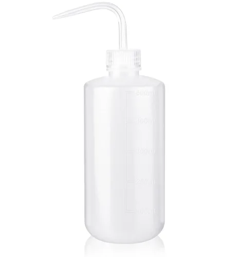 Vista 15 de Valchoose - Botella exprimible de 8.5 fl oz, botella de lavado premium LDPE, azul, 1 paquete Medical Lab Wash Container, No Leaking, Angled Spout