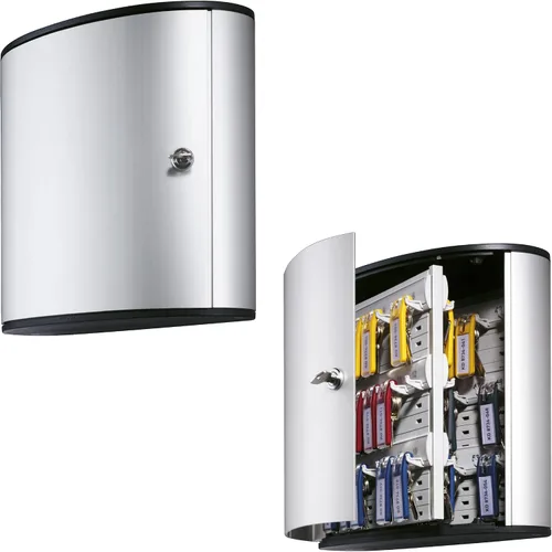 Vista 4 de Durable Caja de seguridad para llaves 18 – Armario de pared con cerradura de combinación para hasta 18 llaves de clip – Bloquea las llaves