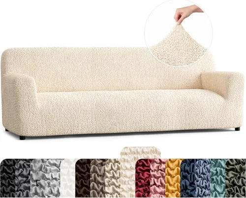 Vista 60 de PAULATO BY GA.I.CO. Funda para Silla - Funda para Sillón - Funda para Sillón - Funda de Tela Suave - Protector de Muebles Elegante de Ajuste Ceniza
